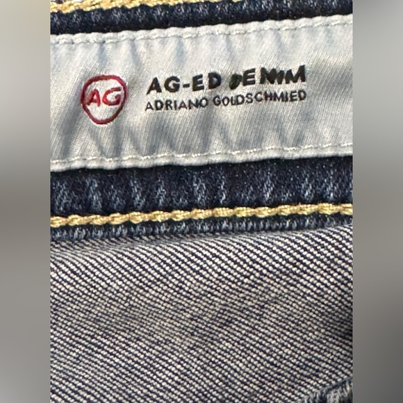 Ag Adriano Goldschmied Blue Skinny Jeans 32 R - Picture 4 of 7